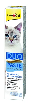 Паста для котів GimCat DUO PASTE Multi-vitamin 12 vitamins with tuna 12 вітамінів та тунець, 50 г