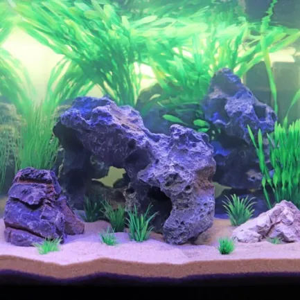 Декорація камінь з отворами Hobby Cavity Stone dark 5 33x16x33см (40149) — Фото 4