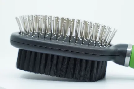 Двостороння щітка-гребінець для собак та котів Mr.Fluffy Pet double-side brush, large — Фото 2