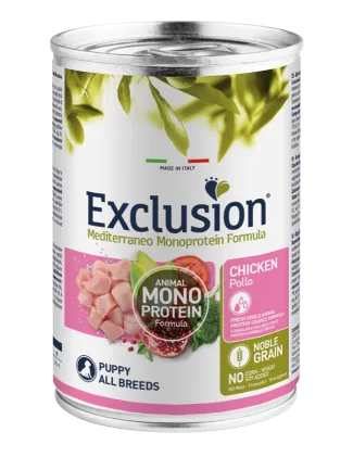 Exclusion Puppy Chicken корм для цуценят від 2 до 12 місяців з куркою 400 г