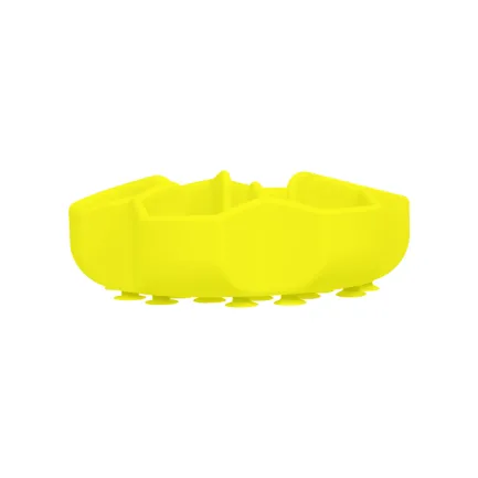 Миска для повільного харчування WAUDOG Silicone, 450 мл, жовтий — Фото 3