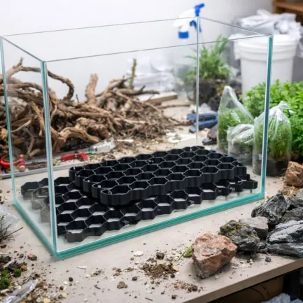 Решітка під ґрунт Kruger Meier Hardscape Grid 60x40 см для захисту дна акваріум — Фото 5