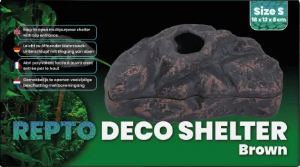 Декорація для акваріума REPTO DECO SHELTER BROWN S (R5100300) — Фото 1