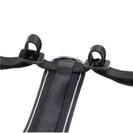 Ferplast GENIUS LARGE BLACK HARNESS нейлонова шлея для тварин чорна — Фото 4