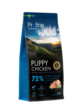 Корм сухий Profine Puppy Chicken and Potatoes для цуценят та юніорів всіх порід, з куркою та картоплею, 12 кг