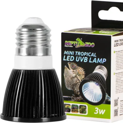 Лампа Repti-Zoo LED UVB 5.0 Tropical 3W (LEDU03T) для тропічного тераріуму — Фото 3
