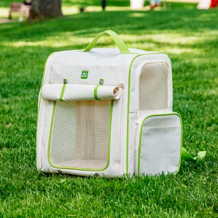Рюкзак-переноска для котів та дрібних порід собак WAUDOG Relax Eco, 42*34*27 см, до 8 кг — Фото 7