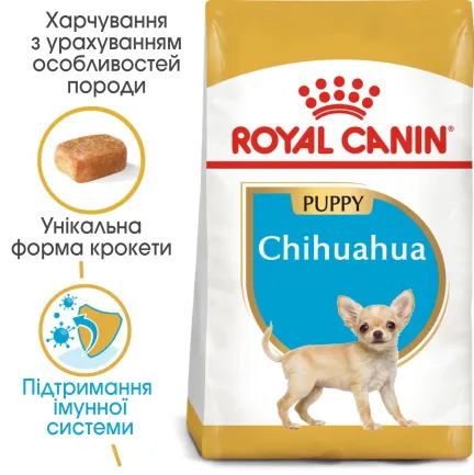 Сухий корм Royal Canin CHIHUAHUA PUPPY для цуценят породи Чихуахуа 1,5 кг — Фото 1