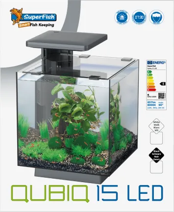 Акваріумний набір SuperFish QubiQ 15 LED Black (A4050809) — Фото 1