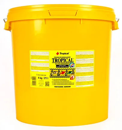 Сухий корм Tropical «Tropical» для всіх акваріумних риб, 4 кг (пластівці)