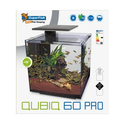 Акваріумний набір SuperFish QubiQ 60 LED Black (A4050905) — Фото 2