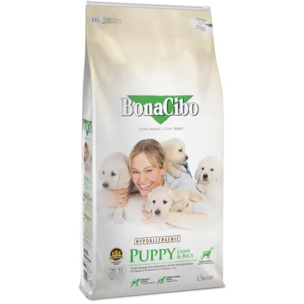 BonaCibo Puppy Lamb&amp;Rice 15 kg