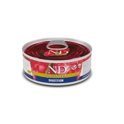 Вологий корм для кішок Farmina DIGESTION, LAMB &amp; QUINOA ADULT дієт. харчування рекомендовано у разі порушень травлення з ягням та кіноа, 80 г
