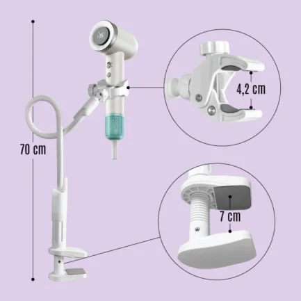 Tauro Pro Line Тримач для ручного фену для тварин білий — Фото 5