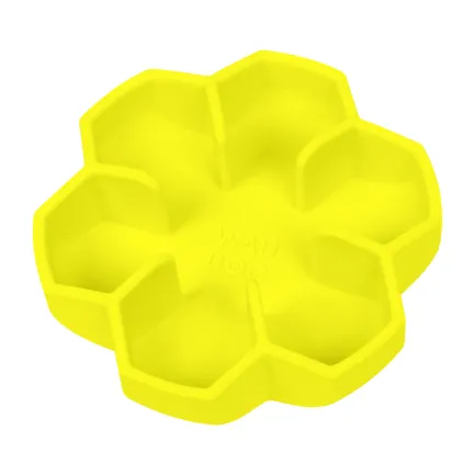 Миска для повільного харчування WAUDOG Silicone, 750 мл, жовтий — Фото 4