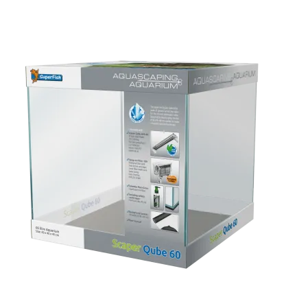 Акваріум скляний - Superfish Scaper Qube 60 (A4051710)