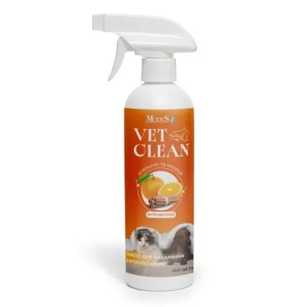 Vet Clean Засіб для видалення запахів і плям з ароматом апельсину і кориці 500 мл, Modes