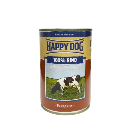 Монобілковий паштет Happy Dog Dose 100% Rind для собак усіх порід з яловичиною, 0,4 кг,6000663