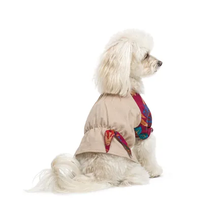 Сорочка Pet Fashion Соломія для собак дівчинка бежева XS2 — Фото 2