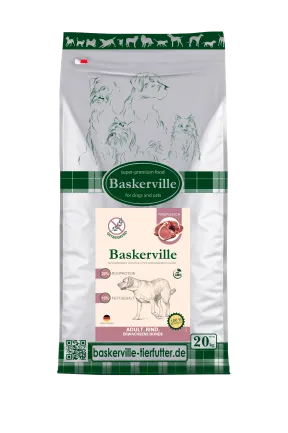 Baskerville HF Adult getreidefrei Rind Сухий корм з яловичиною для дорослих собак, 20 кг