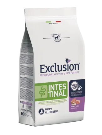 Exclusion Intestinal Puppy All Breed зі свининою для цуценят всіх порід із порушенням травлення 800 г