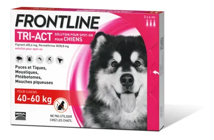 Краплі Boehringer Ingelheim Frontline TRI-ACT від бліх і кліщів для собак, XL, ціна за 1 піпетку