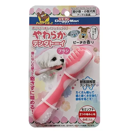DoggyMan Toothbrush Semi-soft Dental ДОГГІМЕН ЗУБНА ЩІТКА жувальна іграшка для собак