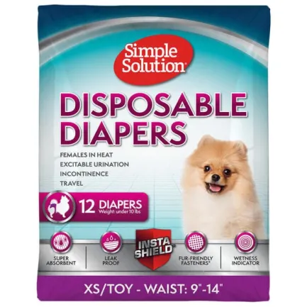 SS Disposable Diapers XS/TOY (12 p) /Гігієнічні підкладки для тварин малі по 12шт