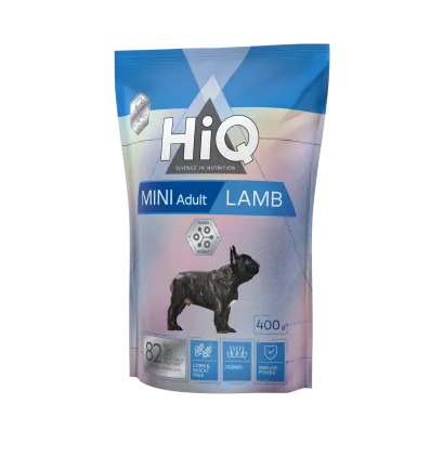 Сухий корм для дорослих собак малих порід HiQ Mini Adult Lamb 400g