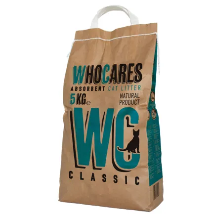 Who Cares WC Classic ВІСІ КЛАСІК поглинальний наповнювач для котячого туалету 5 кг