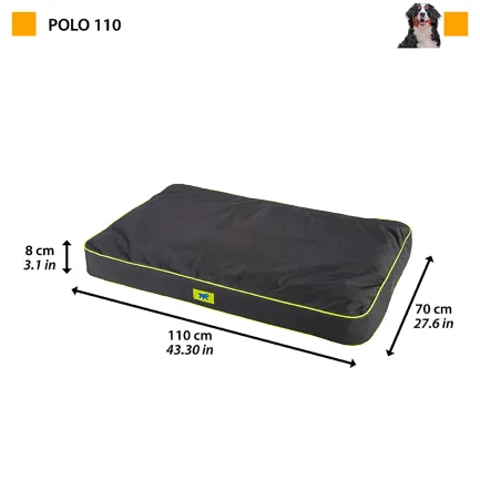 Ferplast POLO 110 М'яке місце чорне, TECH-текстиль — Фото 1