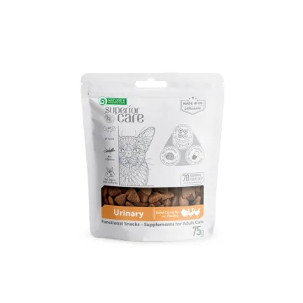 Ласощі з птицею для дорослих котів Superior Care with Poultry Adult Urinary cat, 75 г