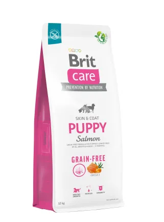 Сухий корм Brit Care Dog Grain-free Puppy для цуценят, беззерновий з лососем, 12 кг