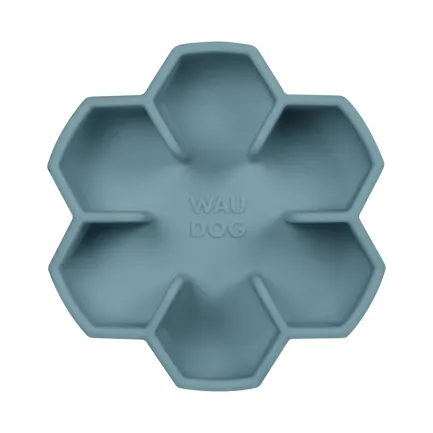 Миска для повільного харчування WAUDOG Silicone, 750 мл, сірий — Фото 2