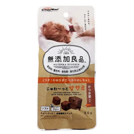 CattyMan Chicken Bonito КЕТТІМЕН КУБИКИ З КУРКОЮ ТА МАКРЕЛЛЮ ласощі для котів 0,03 кг