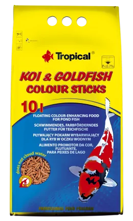 Сухий корм Tropical Koi &amp; Goldfish Colour Sticks для ставкових риб, 800 г (палички)