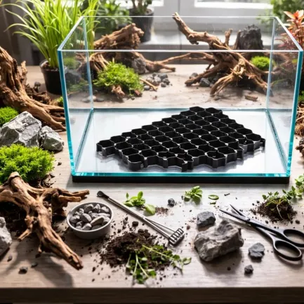 Решітка під ґрунт Kruger Meier Hardscape Grid 60x40 см для захисту дна акваріум — Фото 4