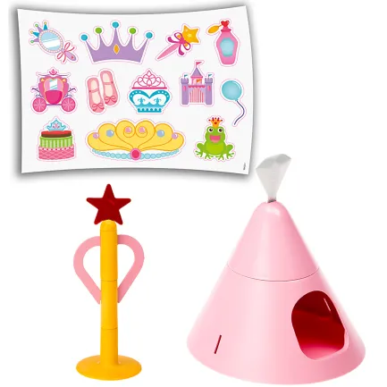 Ferplast CAGE CRICETI 9 PRINCESS WH(x1) Клітка для хом'яків з декором — Фото 8