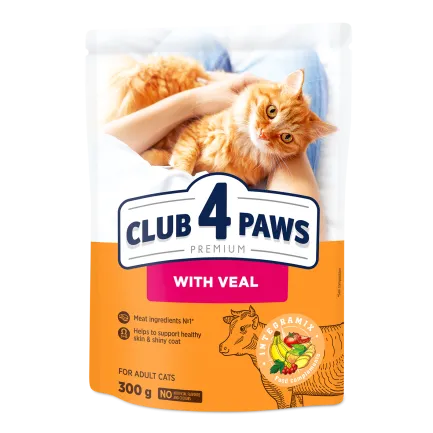 С4Р Premium сух телятина коти 0,3 кг