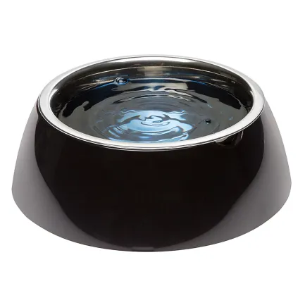 Ferplast JOLIE L BLACK BOWL Годівниця, пластик, метал — Фото 3
