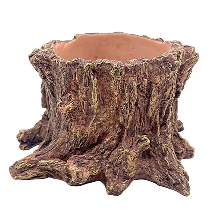 Декорація Hobby Wildwood Stump 15×14,5×9 см - декоративний пень, поїлка, горщик для тераріуму (40849) — Фото 4