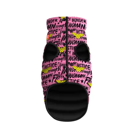 Курточка для собак WAUDOG Clothes з малюнком "Диво-жінка в рожевому", M45, В 61-65 см, С 38-42 см