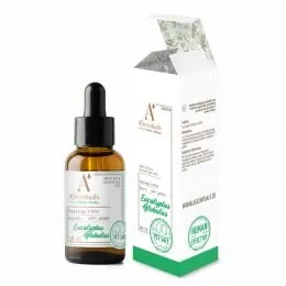 Натуральне ефірне масло евкаліпта A'Scentuals (Eucalyptus Globulus) антисептик при захворюваннях верхніх дихальних шляхів 10 ml