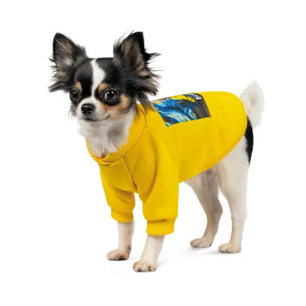 Толстовка Pet Fashion "Вiльна" для собак, розмір M, жовта — Фото 1