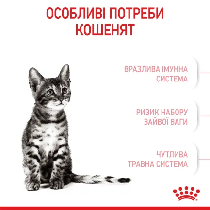 Сухий корм Royal Canin KITTEN STERILISED для кошенят всіх порід 0,4 кг+KITTEN STERILISED CIG 85 г — Фото 4