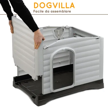 Ferplast DOGVILLA 110 Буда пластик з відкрив боковиною — Фото 8