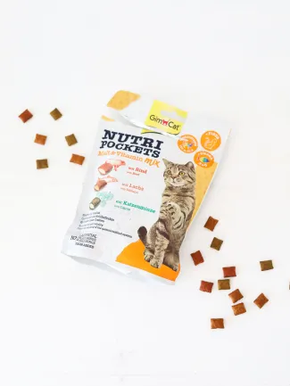 Вітамінні ласощі GimCat Nutri Pockets для котів, мультивітамін мікс, 150 г — Фото 7