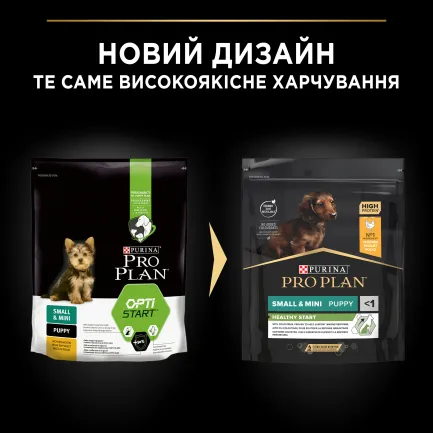 Сухий корм PRO PLAN Small &amp; Mini Puppy <1 Healthy Start для цуценят дрібних порід з куркою 700 г — Фото 10