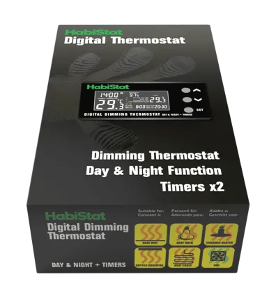HABISTAT DIGITAL DIMMING THERMOSTAT DAY/NIGHT TIMER 600 WATT (R3100215) цифровий термостат із регулюванням яскравості — Фото 2