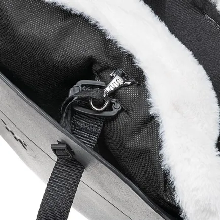 Ferplast WITH-ME BAG WINTER BLACK Сумка з чохлом, полімер+ бавовна+штучн хутро — Фото 2